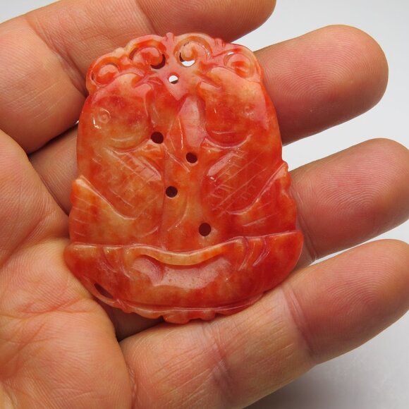 Jade Pendant Handmade Carved